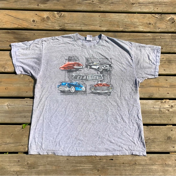 Fruit of the Loom Other - 5 for $20 ** American Classics Fruit of the Loom Vintage Car Shirt 2XL